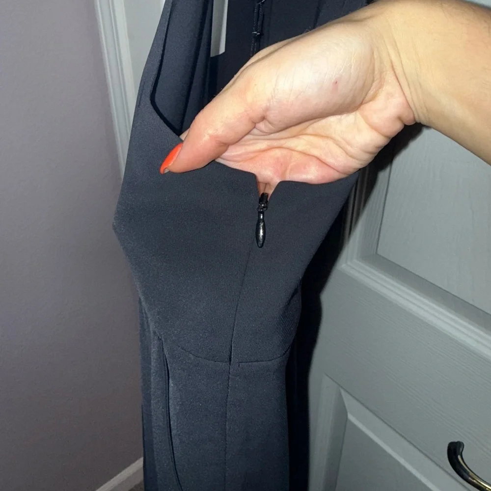Express Black Scoop Neck Jump Suit
